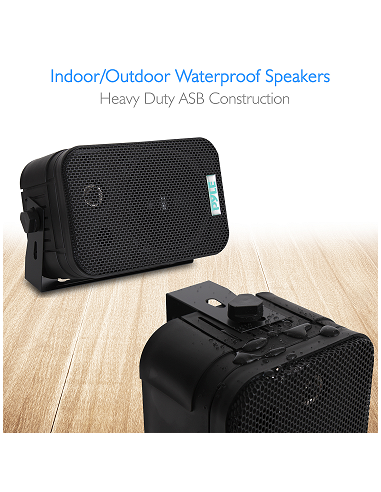 Parlantes Exterior Interior Pyle 400 watts Negros