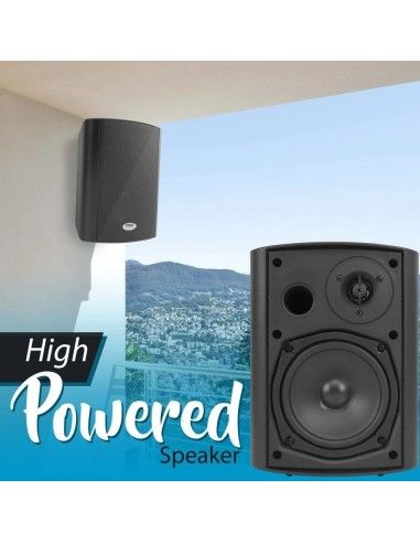 Parlantes Activo Interior Pyle Bluetooth Negros...