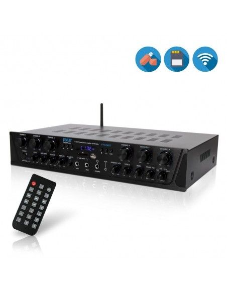 Amplificador Receiver Pyle 6 canales