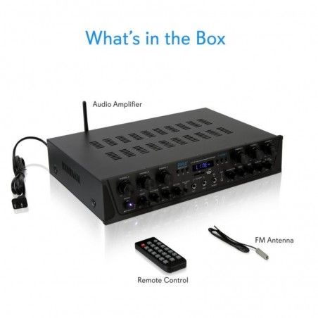 Amplificador Receiver Pyle 6 canales
