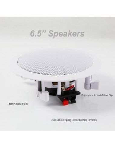 Parlantes de Cielo Pyle 200 watts Blancos