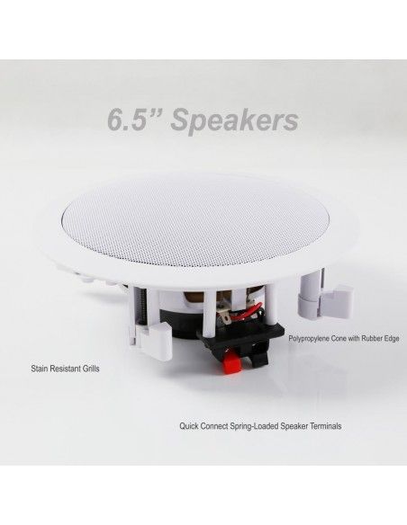 Parlantes de Cielo Pyle 200 watts Blancos