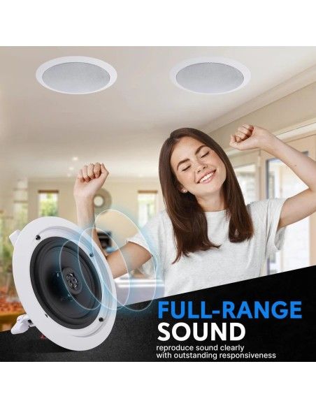 Parlantes de Cielo Pyle 200 watts Blancos