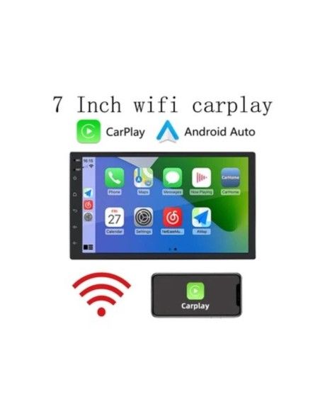 Radio Auto Android 7 Pulgadas y Carplay