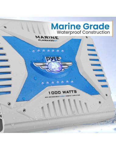 Amplificador Marino Pyle 4 canales 1000 watts
