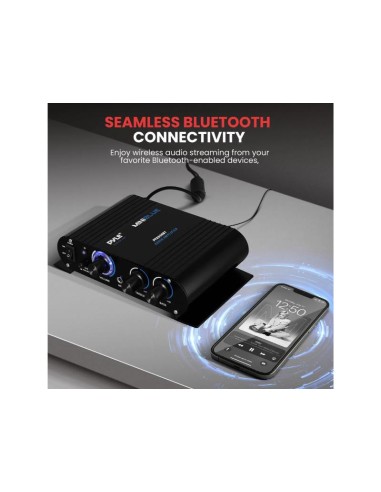 Amplificador Mini Pyle con Bluetooth