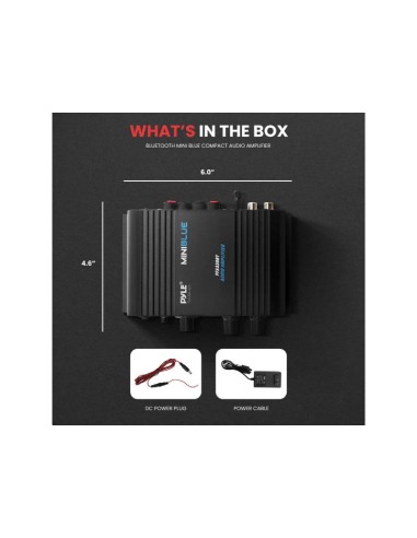 Amplificador Mini Pyle con Bluetooth