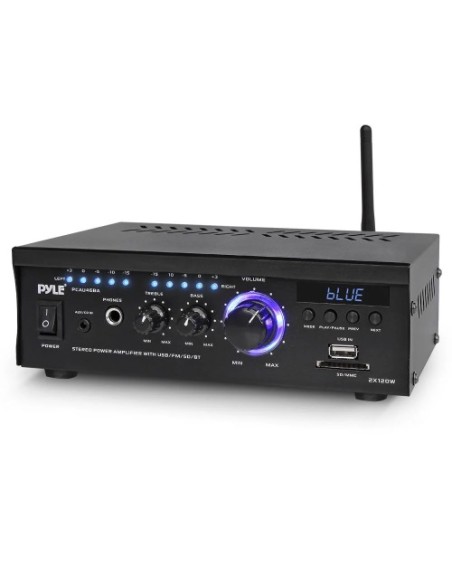 Amplificador Pyle 2 Canales 120 watts x 2
