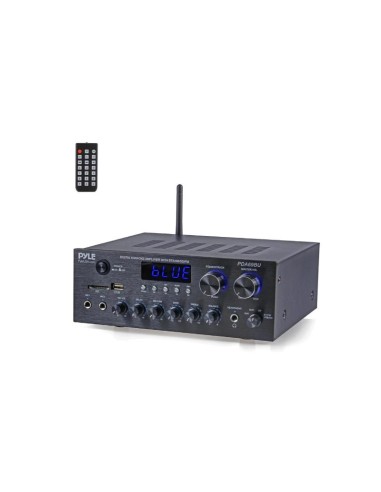 Amplificador Receiver Pyle Bluetooth Compacto