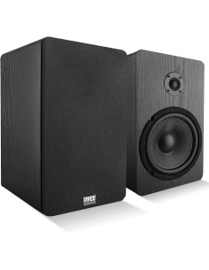 Parlantes Hi-Fi de Estante de 6 pulgadas Negro