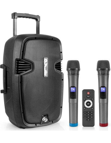 Parlante Pyle Bluetooth con Microfonos 1000 watts