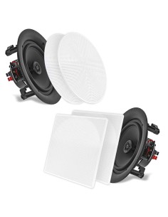 Parlantes de Cielo Pyle 8 pulgadas blancos