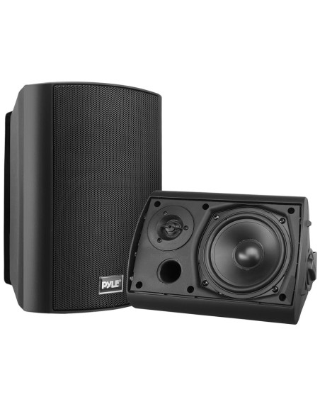 Parlantes Activo Interior Pyle Bluetooth Negros 250 watts