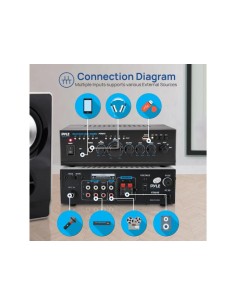 Amplificador Compacto Pyle 120 watts x 2 2