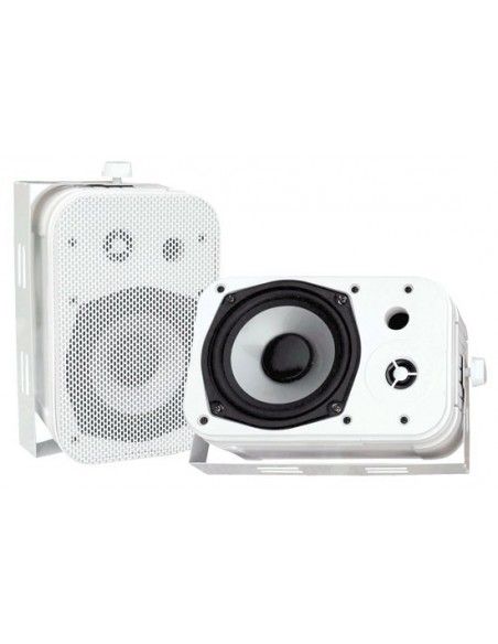 Parlantes Exterior Interior GTI 400 watts Blancos