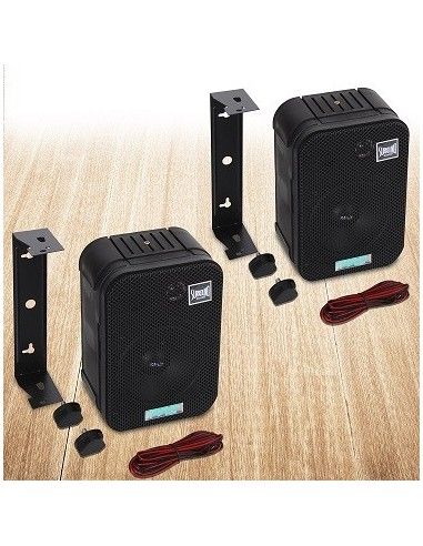 Parlantes Exterior Interior GTI 400 watts Negros