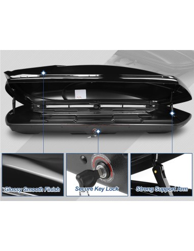 Porta Equipaje de Techo para Autos XXL 520 litros