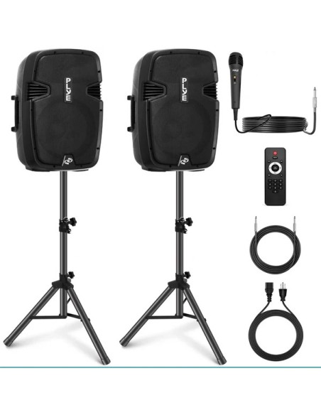 Parlantes Pyle Bluetooth con Microfono